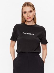 Calvin Klein T-Shirt Hero Logo K20K205448 Czarny Regular Fit. Czarne t-shirty Calvin Klein, xxs, bez wzorów, z bawełny, bez kołnierzyka, bez ramiączek. Za 129,99 zł.