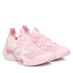 Buty na siłownię adidas. Czerwone buty sportowe ADIDAS, bez wzorów, bez zapięcia, na fitness i siłownię. Za 499,99 zł.