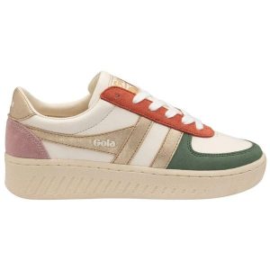 Sneakersy damskie Gola Grandslam Quadrant. Białe buty sportowe Gola, bez wzorów, bez zapięcia. Za 470,50 zł.