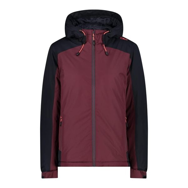 Kurtka damska turystyczna CMP 33Z1636. Czerwone kurtki CMP, xs, bez wzorów, bez kaptura. Za 382,50 zł.