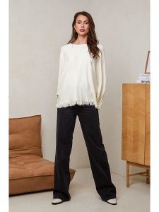 Soft Cashmere Sweter w kolorze kremowym rozmiar: 34/36. Brązowe swetry oversize Soft Cashmere, bez wzorów, z kaszmiru, bez ramiączek. Za 126,99 zł.