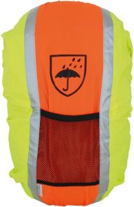 FASI odblaskowy pokrowiec na plecak żółto-pomarańczowy 45 x 52 x 11 cm. Brązowe plecaki FASSI SPORT. Za 124,95 zł.