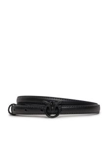 Pinko Pasek Damski Love Berry H1 Belt. PE 24 PLT01 102148 A1K2 Czarny. Czarne paski Pinko, bez wzorów, ze skóry. Za 239,99 zł.