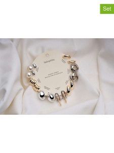 Heliophilia 7-częściowy zestaw kolczyków rozmiar: onesize. Szare kolczyki Heliophilia, metalowe. Za 156,24 zł.