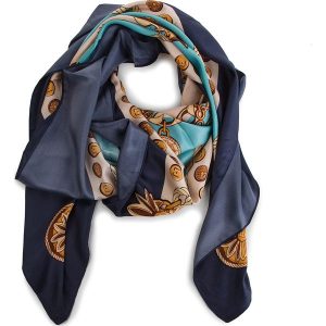 Chusta LIU JO - Foulard 120X120 A19238 T0300 Blue Oltreoceano 94121. Apaszki i chusty marki Liu Jo. Za 199,00 zł.