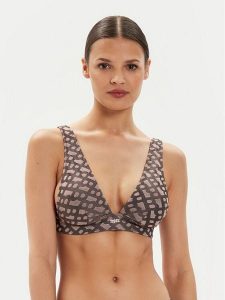 Boss Góra od bikini Beatrix 50515551 Brązowy Regular Fit. Brązowe bikini Boss, bez wzorów, z syntetyku. Za 279,99 zł.