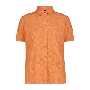 Koszula damska CMP. Brązowe koszule CMP, bez wzorów, bez kołnierzyka, bez ramiączek. Za 261,30 zł.