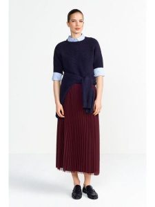 Rich & Royal Spódnica w kolorze bordowym rozmiar: XL. Czerwone spódnice Rich & Royal, na co dzień, xl, bez wzorów, maxi. Za 239,95 zł.