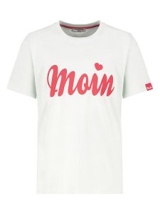 Eight2Nine Koszulka w kolorze jasnozielono-czerwonym rozmiar: M. Czerwone bluzki Eight2Nine, m, bez wzorów, z bawełny, bez kołnierzyka, bez ramiączek. Za 43,99 zł.