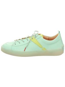Think! Skórzane sneakersy w kolorze miętowym rozmiar: 41. Zielone trampki Think, bez wzorów, bez zapięcia. Za 210,81 zł.