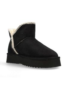Wrangler Botki zimowe "Elsa" w kolorze czarnym rozmiar: 41. Czarne botki Wrangler, na zimę, bez wzorów, bez obcasa, na platformie, bez zapięcia. Za 202,50 zł.