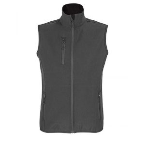 Ocieplacz Damski Falcon Softshell Zapinany Na Zamek Błyskawiczny. Brązowe kurtki SOL'S, m, bez wzorów, z softshellu, bez kaptura. Za 186,99 zł.