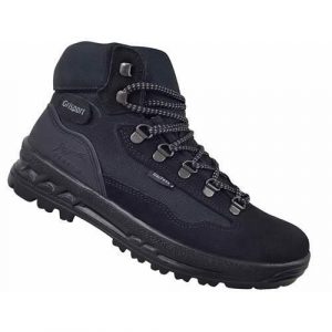 Buty trekkingowe damskie Grisport Scamosciato. Niebieskie buty trekkingowe Grisport, z materiału, za kostkę, bez zapięcia. Za 332,00 zł.