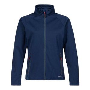 Damska kurtka wodoodporna Musto Essential Softshell. Niebieskie kurtki MUSTO, bez wzorów, z softshellu, bez kaptura. Za 509,99 zł.