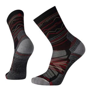 Skarpety trekkingowe Smartwool Hike Light Cushion Mountain Pattern Crew. Niebieskie skarpetki Smartwool, bez wzorów, z wełny. Za 99,99 zł.