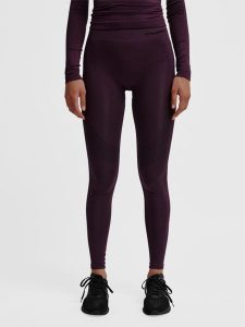 Damskie legginsy bezszwowe z wysokim stanem Hummel Shaping. Czerwone legginsy Hummel, bez wzorów, z dzianiny, z podwyższonym stanem. Za 163,00 zł.