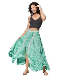 Ipanima Spódnica w kolorze zielonym rozmiar: 34-40. Zielone spódnice Ipanima, bez wzorów, maxi. Za 78,99 zł.