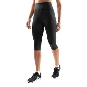 Damskie treningowe legginsy rybaczki Fitness Siroko Ynys. Czarne legginsy SIROKO, bez wzorów, z materiału. Za 169,00 zł.