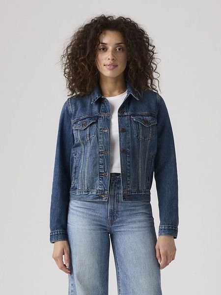 Levi's Kurtka dżinsowa w kolorze niebieskim rozmiar: M. Niebieskie kurtki Levi's®, m, bez wzorów, bez kaptura. Za 214,95 zł.