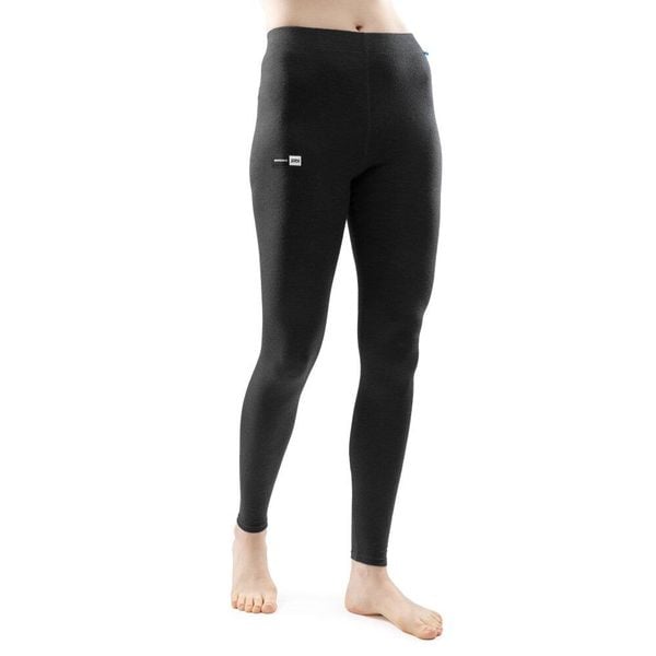 Damskie legginsy termoaktywne do sportów zimowych z wełny Ultimate Mus. Czarne legginsy SIROKO, bez wzorów, z materiału, długie. Za 255,00 zł.