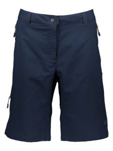 Jack Wolfskin Szorty funkcyjne "Activate Track" w kolorze granatowym rozmiar: 44. Niebieskie spodenki sportowe Jack Wolfskin, bez wzorów, outdoorowe. Za 140,20 zł.