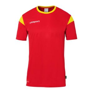 Koszulka Uhlsport Squad 27. Czerwone bluzki Uhlsport, s, bez wzorów, z dżerseju, sportowe, bez kołnierzyka, bez ramiączek. Za 122,50 zł.