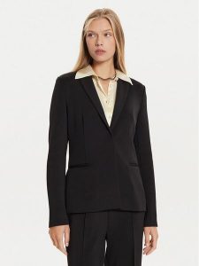 Calvin Klein Marynarka K20K207646 Czarny Regular Fit. Czarne marynarki i żakiety Calvin Klein, bez wzorów, z syntetyku. Za 479,99 zł.