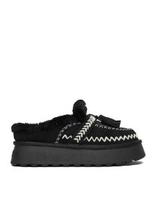 Badura Śniegowce EO-CRYSTAL-TS6291 Czarny. Czarne buty zimowe Badura, ze skóry, bez obcasa, bez zapięcia. Za 179,99 zł.