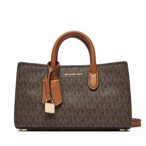 Torebka MICHAEL Michael Kors. Brązowe kuferki MICHAEL Michael Kors, bez wzorów, bez dodatków. Za 659,99 zł.