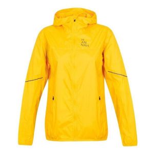 Damska kurtka wodoodporna Hannah Miley. Żółte kurtki Hannah, bez wzorów, bez kaptura. Za 299,20 zł.