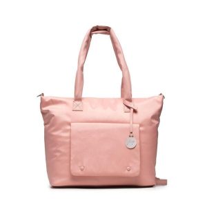 Torebka Jenny Fairy. Czerwone shopper bag Jenny Fairy, bez wzorów, bez dodatków. Za 179,99 zł.
