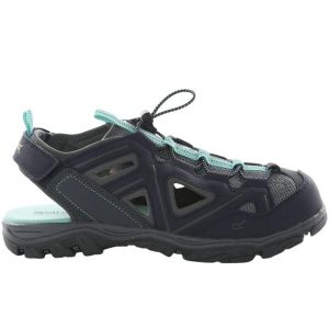 Sandały turystyczne damskie Regatta Westshore II. Niebieskie buty trekkingowe Regatta, bez zapięcia. Za 175,84 zł.