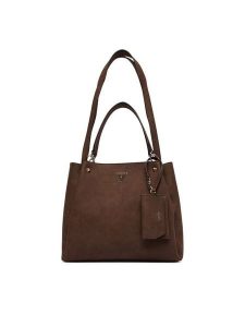 Guess Torebka Lorella HWCG23 06230 Brązowy. Brązowe torebki klasyczne Guess, z aplikacjami, ze skóry, bez dodatków. Za 634,99 zł.