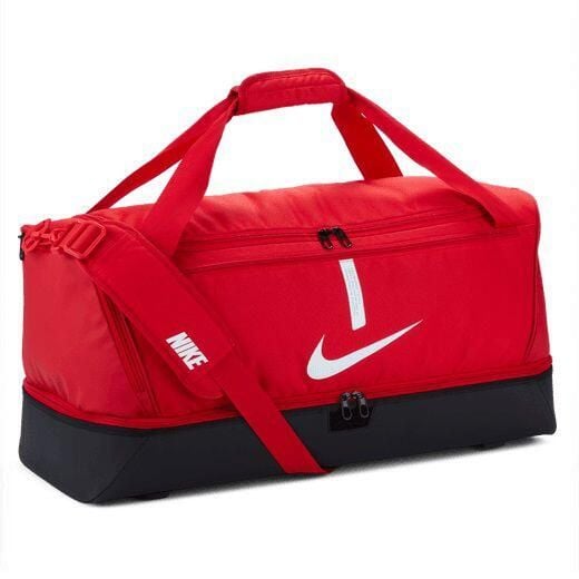 Torba sportowa unisex Nike Academy Team Bag pojemność 59 L. Białe torby podróżne i sportowe Nike, bez wzorów. Za 199,99 zł.