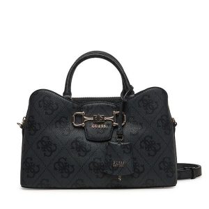Torebka Guess. Szare kuferki Guess, z aplikacjami, bez dodatków. Za 749,99 zł.
