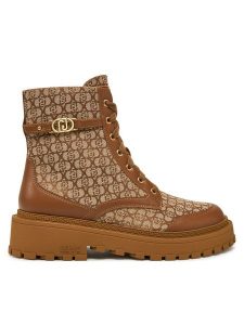 Liu Jo Trapery Rumi 30 SA5013 TX307 Brązowy. Brązowe buty zimowe Liu Jo, z materiału, bez obcasa, bez zapięcia. Za 729,99 zł.