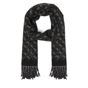 Szalik Guess. Czarne szaliki Guess, z aplikacjami. Za 234,99 zł.