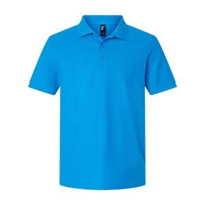 Koszulka Polo Dla Dorosłych Unisex Hammer Piqué. Brązowe bluzki GILDAN, xl, bez wzorów, sportowe, bez kołnierzyka, bez ramiączek. Za 123,99 zł.