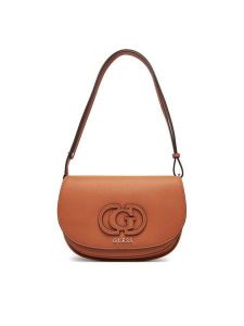 Guess Torebka Calebra HWBG95 36210 Brązowy. Brązowe listonoszki Guess, z aplikacjami, ze skóry, bez dodatków. Za 449,99 zł.