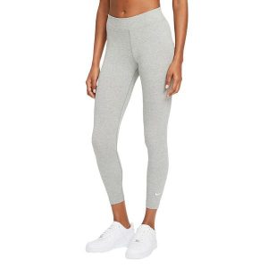 Damskie Legginsy Essentials 7/8. Szare legginsy Nike, bez wzorów. Za 174,99 zł.