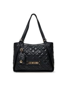 LOVE MOSCHINO Torebka JC4206PP0MLA0000 Czarny. Czarne torebki klasyczne LOVE MOSCHINO, bez wzorów, ze skóry, bez dodatków. Za 449,99 zł.