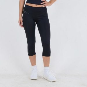 Leggings Legea Legginsy 3/4 Laia Damskie. Czarne legginsy LEGEA, bez wzorów, z materiału. Za 63,90 zł.