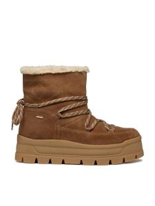 Geox Śniegowce D Spherica Ec7.1 B A D46WSA 00022 C6372 Brązowy. Brązowe buty zimowe Geox, ze skóry, bez obcasa, bez zapięcia. Za 759,99 zł.