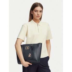 Torebka U.S. Polo Assn. Niebieskie torebki klasyczne U.S. Polo Assn., bez wzorów, bez dodatków. Za 144,99 zł.
