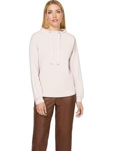 Heine Bluza w kolorze kremowym rozmiar: 42. Brązowe bluzy Heine, bez wzorów, bez kaptura. Za 173,99 zł.