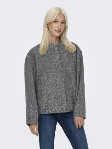 ONLY Kurtka przejściowa w kolorze szarym rozmiar: XL. Szare kurtki ONLY, xl, bez wzorów, bez kaptura. Za 100,99 zł.