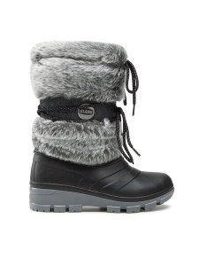 Olang Śniegowce Puff Szary. Szare buty zimowe Olang, z syntetyku, bez obcasa, bez zapięcia. Za 259,99 zł.