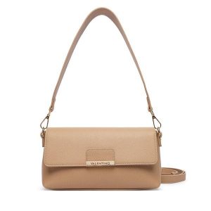 Torebka Valentino. Brązowe listonoszki Valentino, bez wzorów, bez dodatków. Za 549,99 zł.