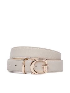 Guess Pasek Damski BW9465 P6330 Beżowy. Brązowe paski Guess, z aplikacjami, ze skóry. Za 234,99 zł.
