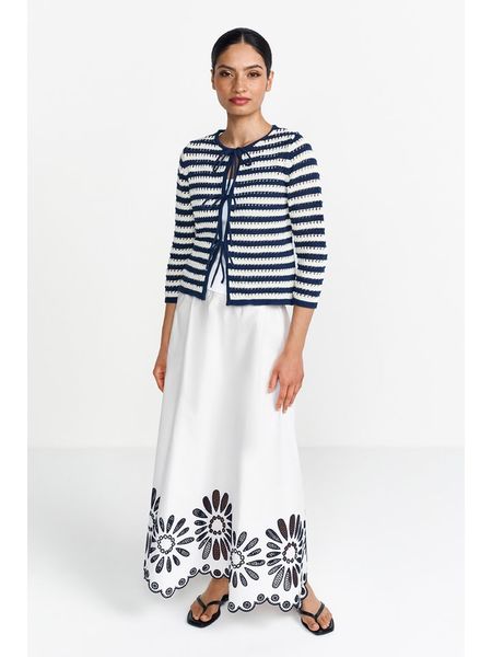 Rich & Royal Kardigan w kolorze biało-granatowym rozmiar: XL. Niebieskie kardigany Rich & Royal. Za 264,95 zł.